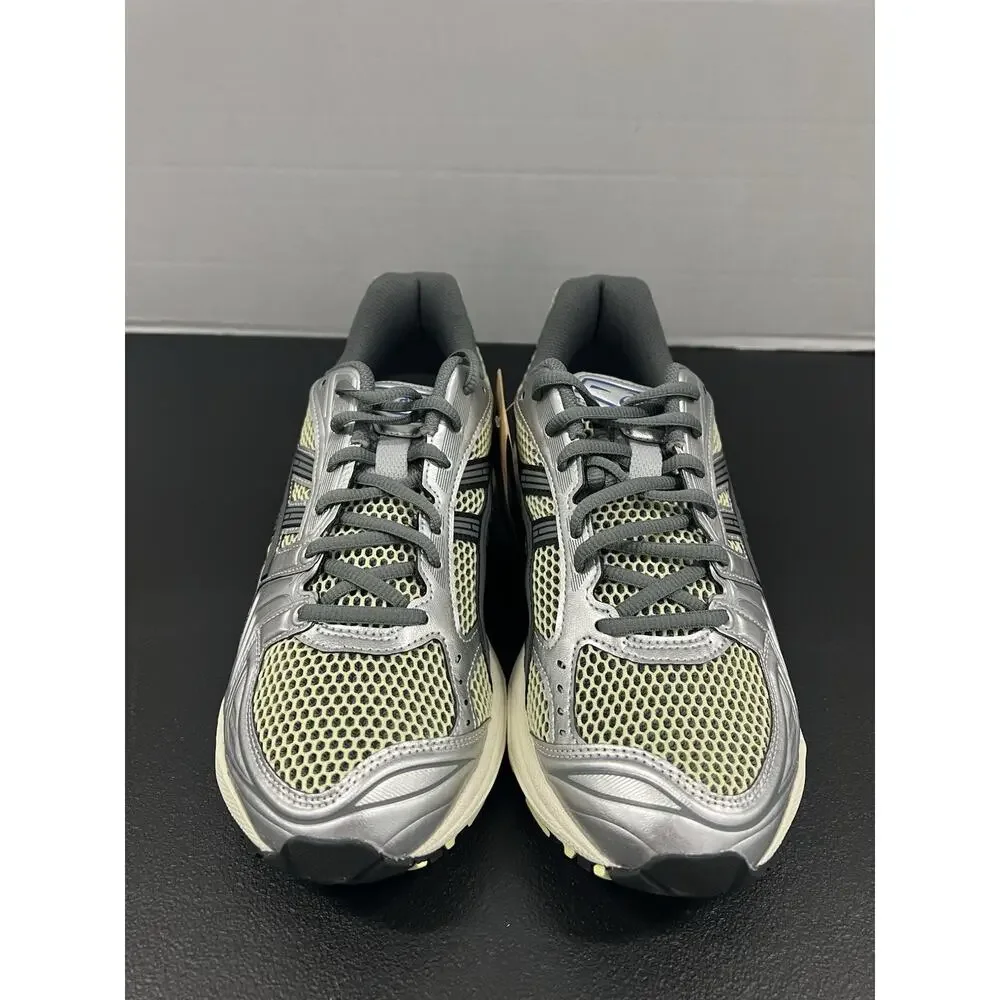 Asics Gel Kayano 14 Soft Yellow Silver Blue 1203A740 750 Size 9 Men Mesh Shoe